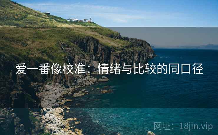 爱一番像校准：情绪与比较的同口径